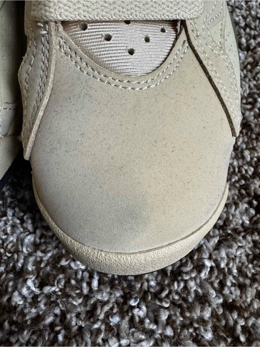 Air Jordan MVP High-Top Sneakers in Beige